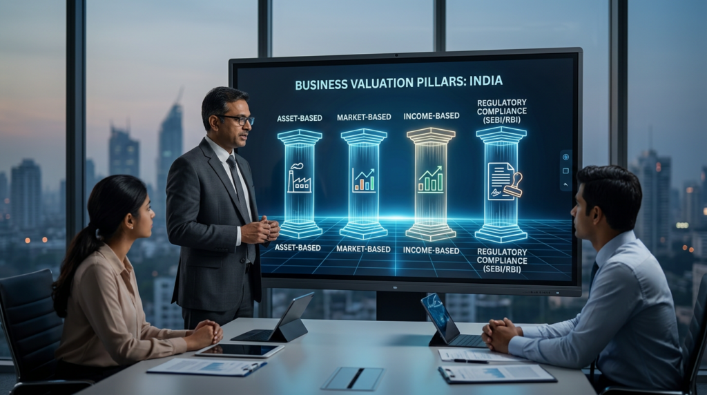 m&a business valuation before M&A India